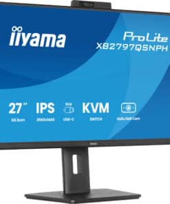 iiyama ProLite XB2797QSNPH-B1 27IN IPS LCD 4MS 2560X1440 350CD/M2 HDMI/DP/USB 2 computer monitor 68,6 cm (27") 2560 x 1440 Pixels Quad HD Zwart - Afbeelding 5