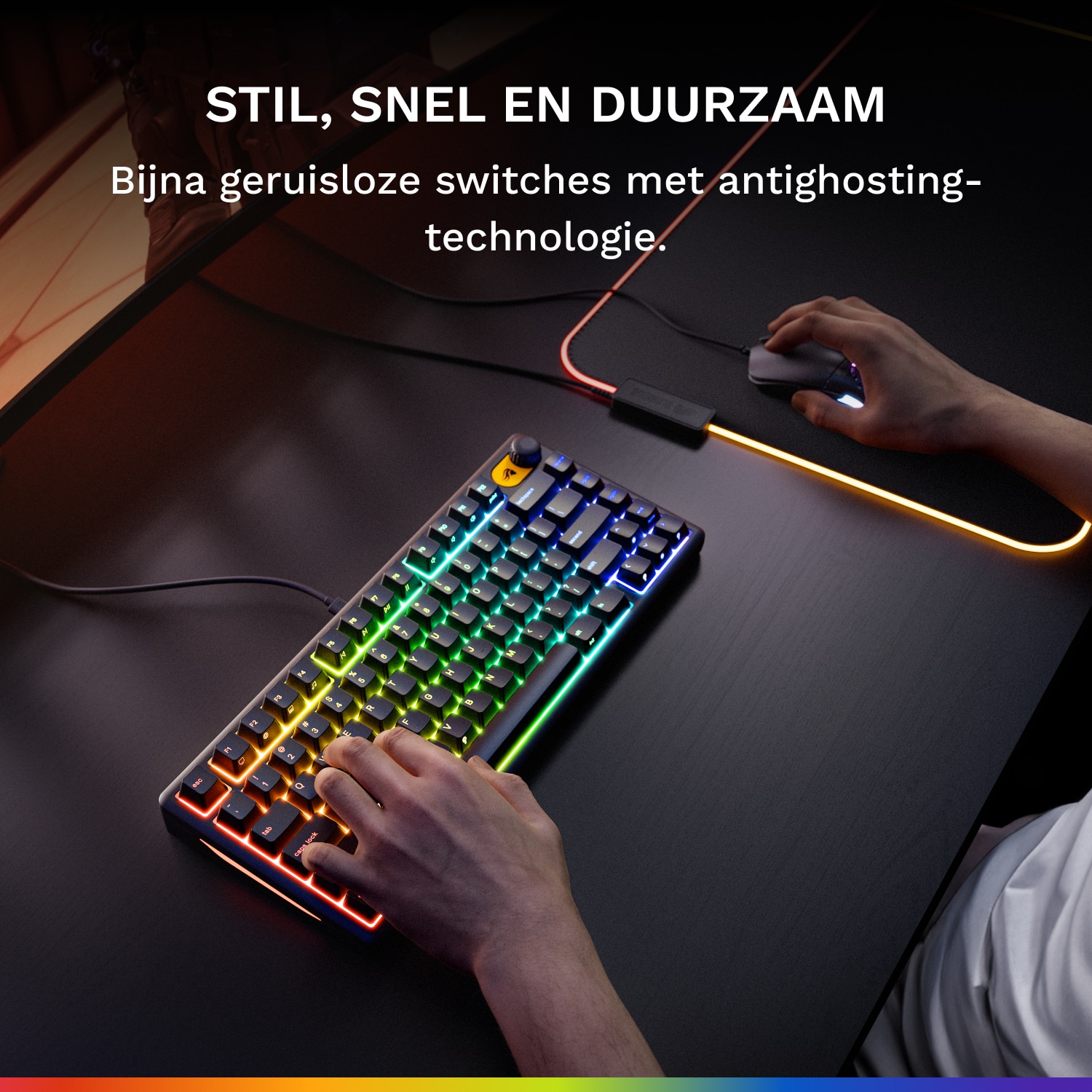 Glorious Gaming Glorious GMBK 75% customizable RGB-toetsenbord - Afbeelding 4
