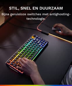 Glorious Gaming Glorious GMBK 75% customizable RGB-toetsenbord - Afbeelding 4