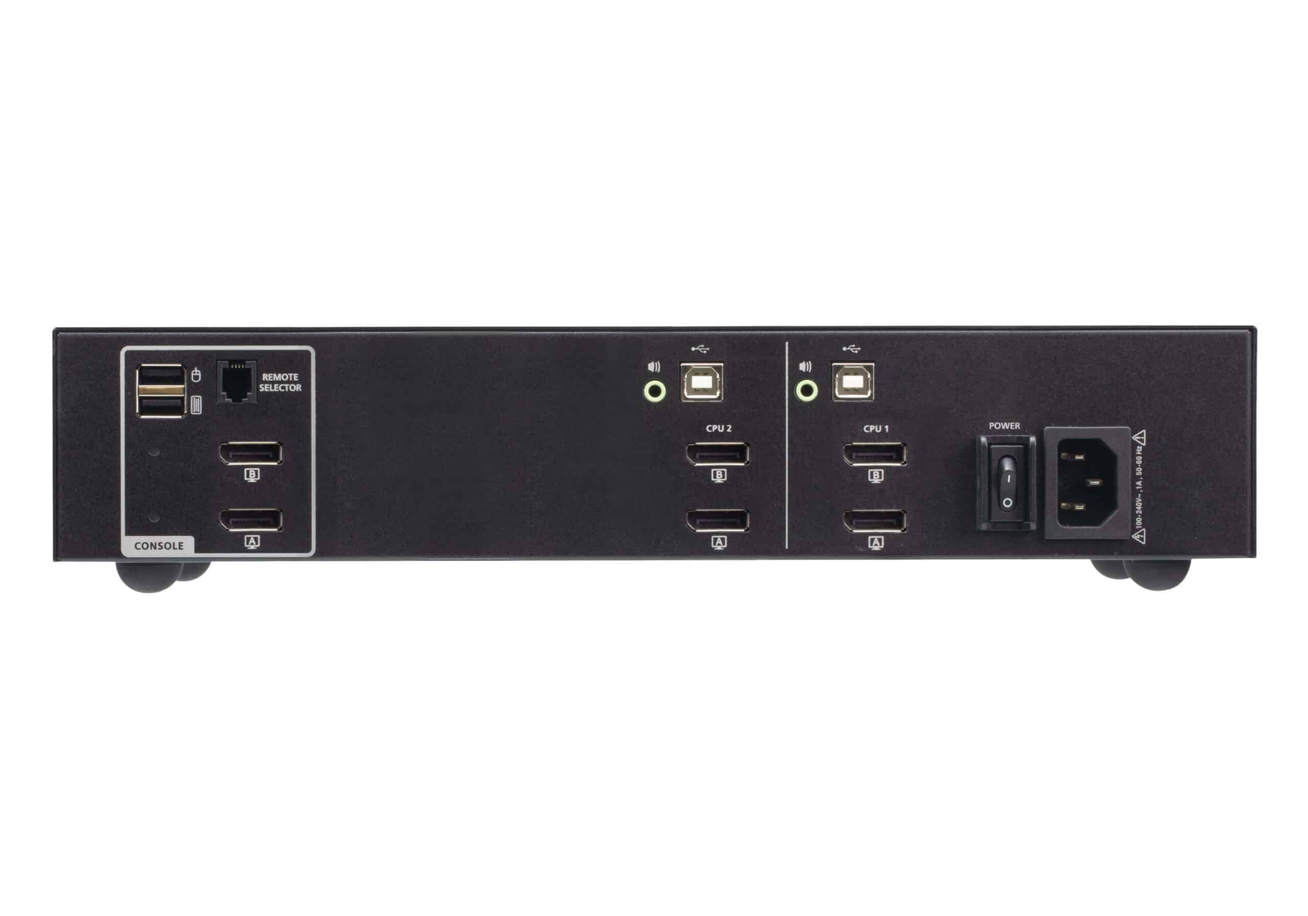ATEN 2-Poort USB DisplayPort Dual Display Secure KVM Schakelaar (overeenkomstig PSD PP v4.0) - Afbeelding 2