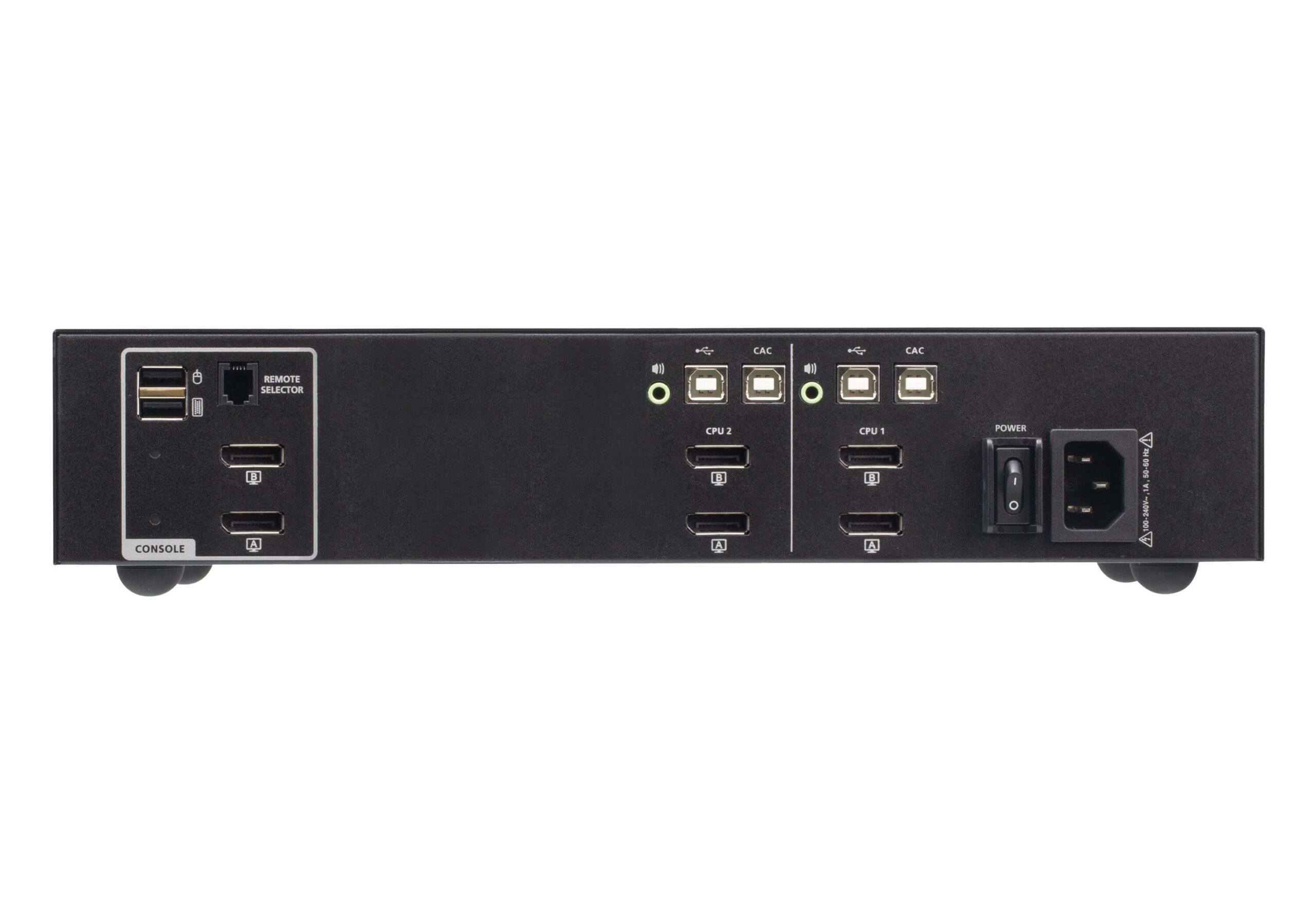 ATEN 2-Poort USB DisplayPort Dual Display Secure KVM Schakelaar met CAC (overeenkomstig PSD PP v4.0) - Afbeelding 2