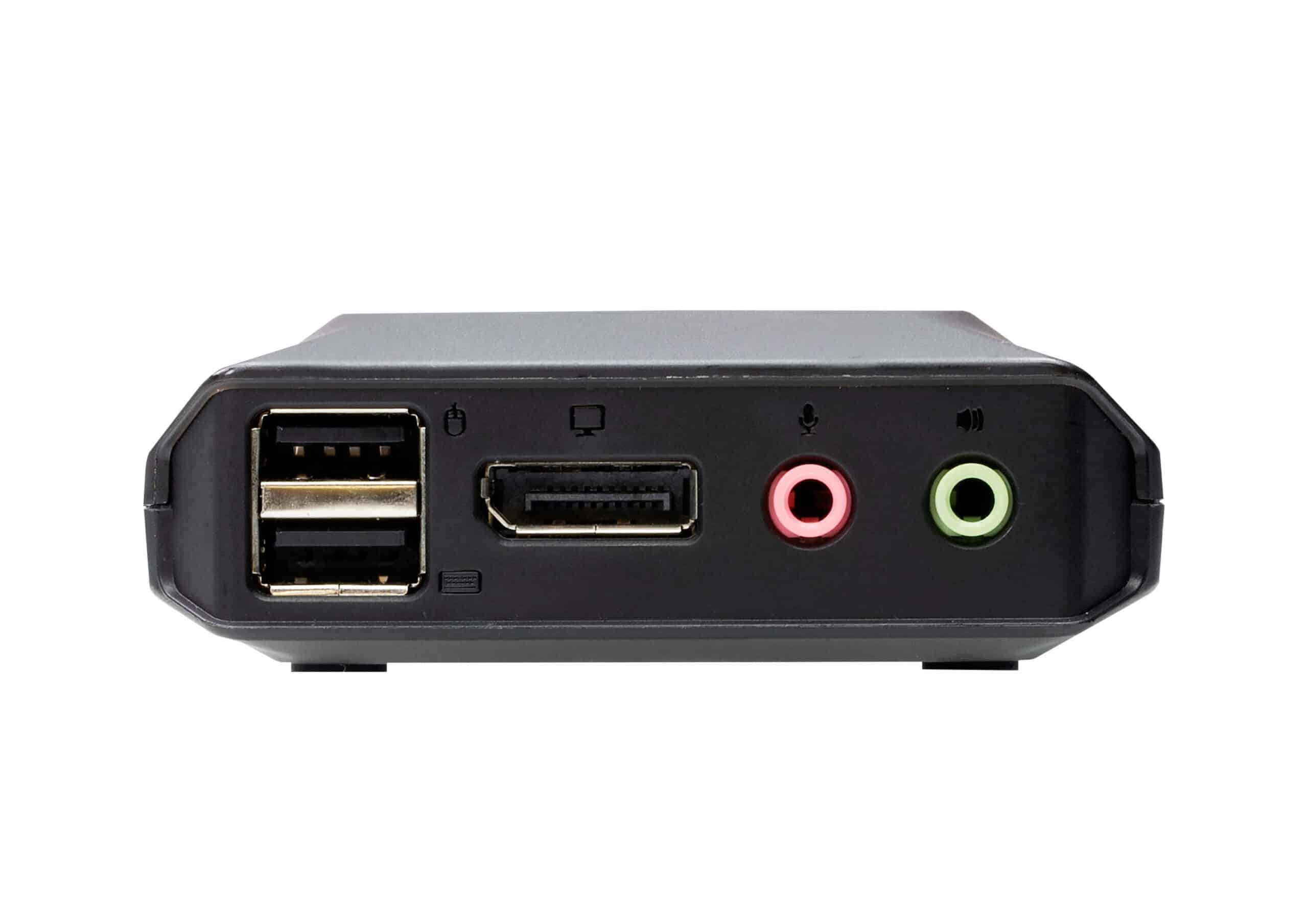 ATEN 2-Port USB-C DispllayPort hybride kabel KVM schakelaar - Afbeelding 2