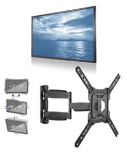 ACT Full motion TV en monitor wandsteun, 23" tot 55", VESA - Afbeelding 2