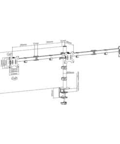 ACT Monitorarm 27", 3 schermen - Afbeelding 6