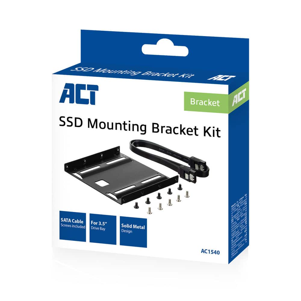 ACT 2.5" naar 3.5" HDD/SSD beugel, incl. SATA kabel - Afbeelding 5
