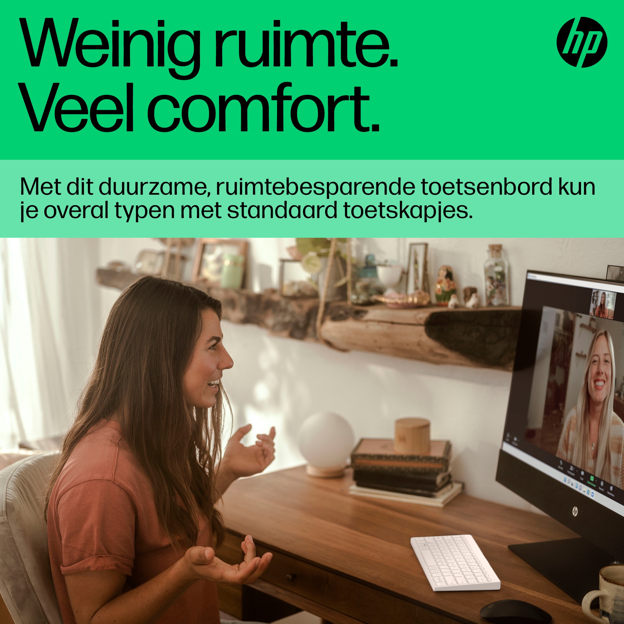 HP 350 Compact Multi-Device Bluetooth Keyboard - Afbeelding 7