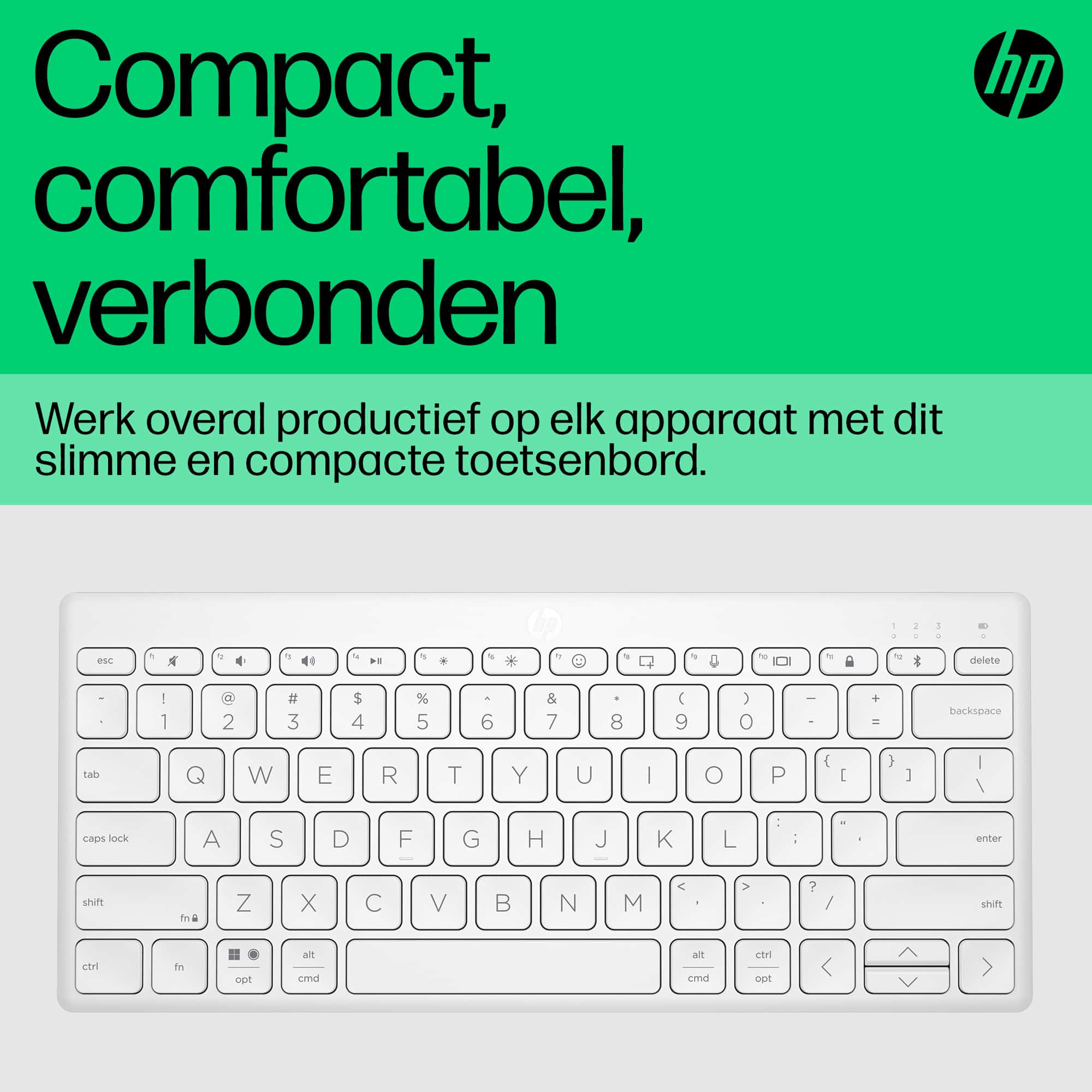 HP 350 Compact Multi-Device Bluetooth Keyboard - Afbeelding 5