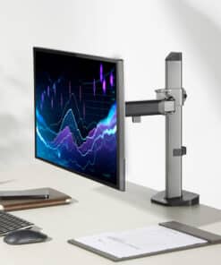 ACT Monitorarm 32" office, 1 scherm, zilver - Afbeelding 8