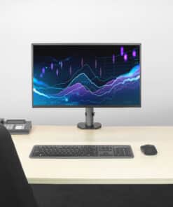 ACT Monitorarm 32" office, 1 scherm, zilver - Afbeelding 7