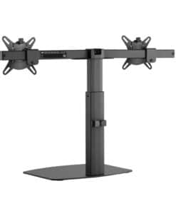 ACT Monitorarm 27" office, op voet met gasveer, crossbar, 2 schermen - Afbeelding 2