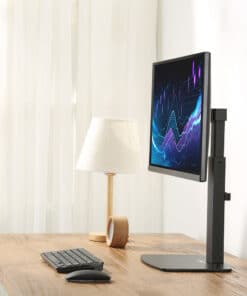 ACT Monitorarm 32" office, op voet met gasveer, 1 scherm - Afbeelding 6