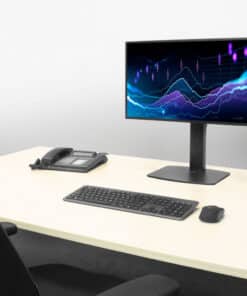 ACT Monitorarm 32" office, op voet met gasveer, 1 scherm - Afbeelding 7