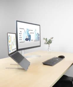 ACT Laptopstandaard aluminium, opvouwbaar, hoogte verstelbaar in 7 standen - Afbeelding 4