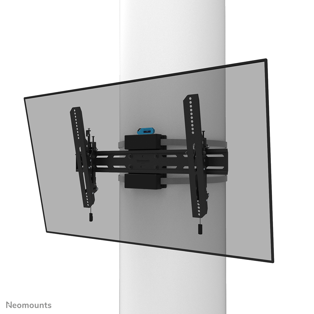 Neomounts WL35S-910BL16 TV-pilaarsteun 40-75" - kantelbaar - vergrendelbaar - diam. 25-100 cm