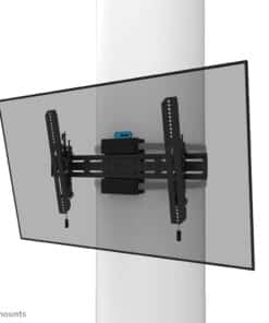 Neomounts WL35S-910BL16 TV-pilaarsteun 40-75" - kantelbaar - vergrendelbaar - diam. 25-100 cm