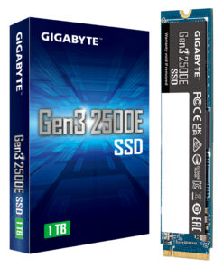 GIGABYTE Gen3 2500E SSD 1TB M.2 PCI Express 3.0 NVMe 3D NAND