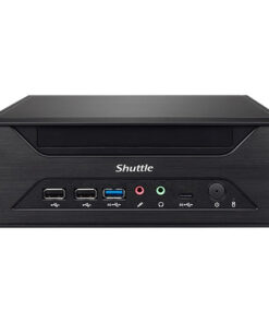 Shuttle XPC slim Barebone XH610 - S1700, Intel H610, 1xDP, 1xHDMI, 1x VGA, 2x COM (RS232), 2x LAN (2.5G and 1G), 1x slim 5.25", 2x 3.5", 2x M.2, 24/7 permanent gebruik