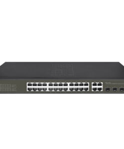 LevelOne GES-2128P netwerk-switch Managed L2 Gigabit Ethernet (10/100/1000) Power over Ethernet (PoE) Zwart