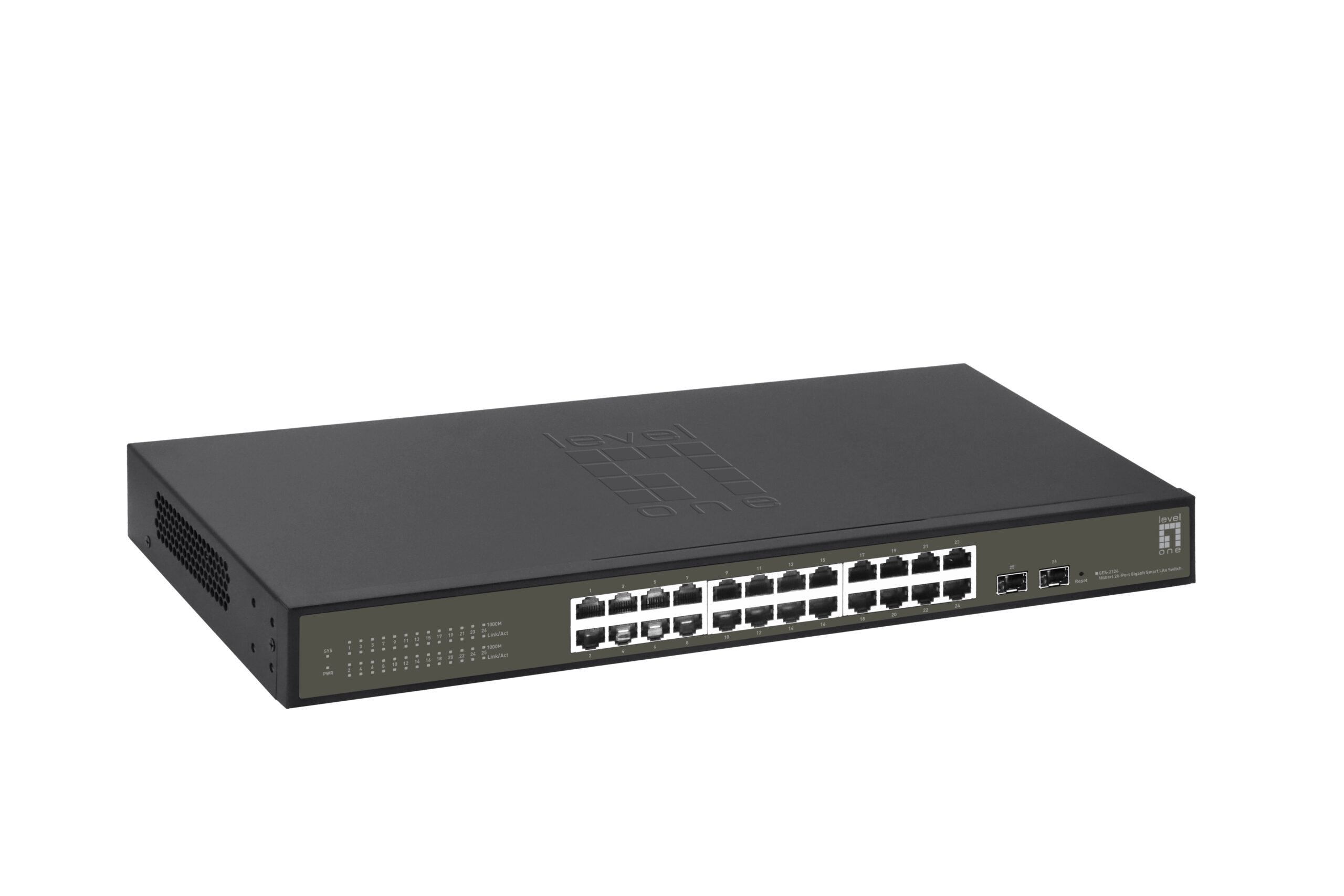 LevelOne GES-2126 netwerk-switch Managed L2 Gigabit Ethernet (10/100/1000) Zwart - Afbeelding 3