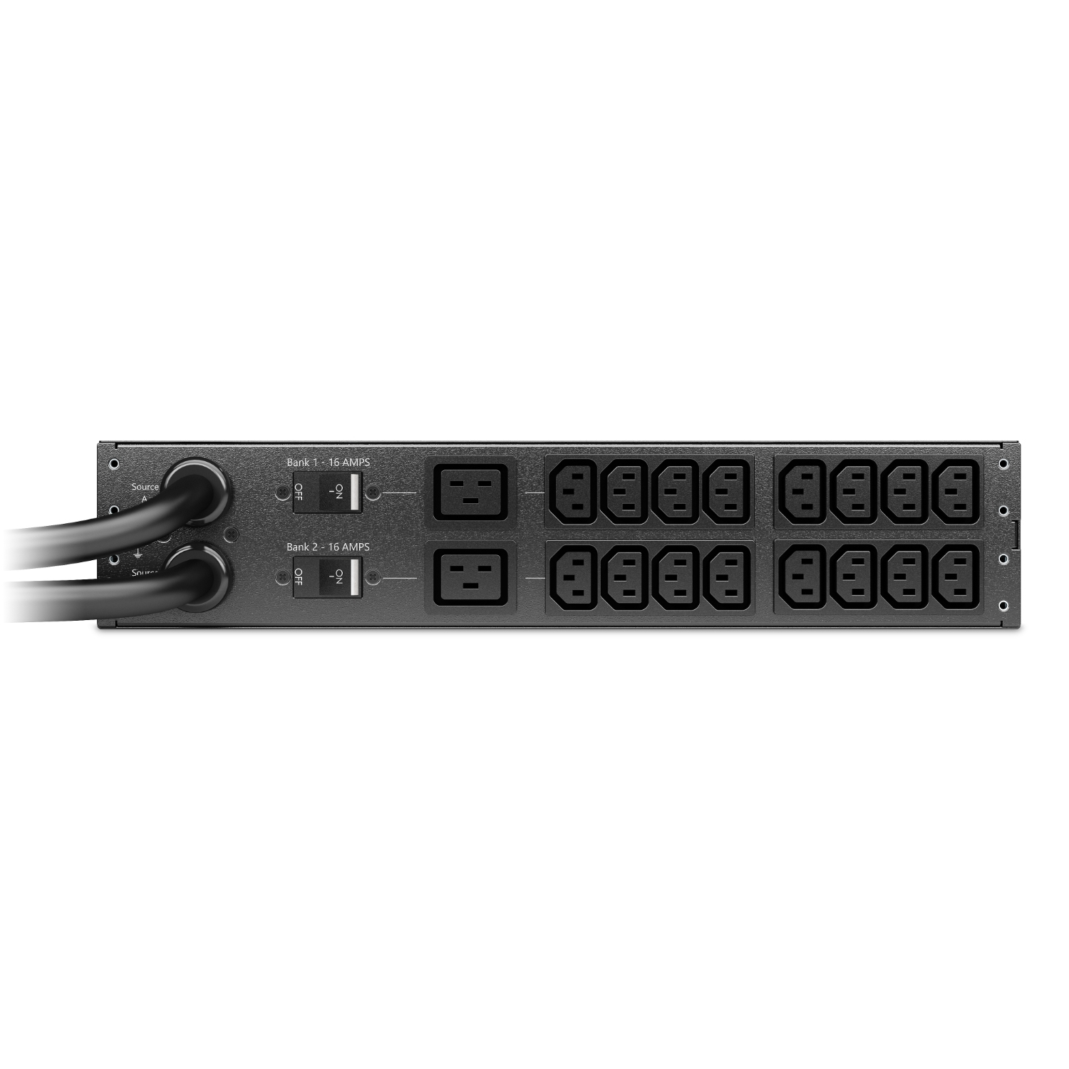 APC AP4424A - Automatic Transfer Switch, (16x) C13 + (2x) C19, 7680W, Rack mountable - Afbeelding 2