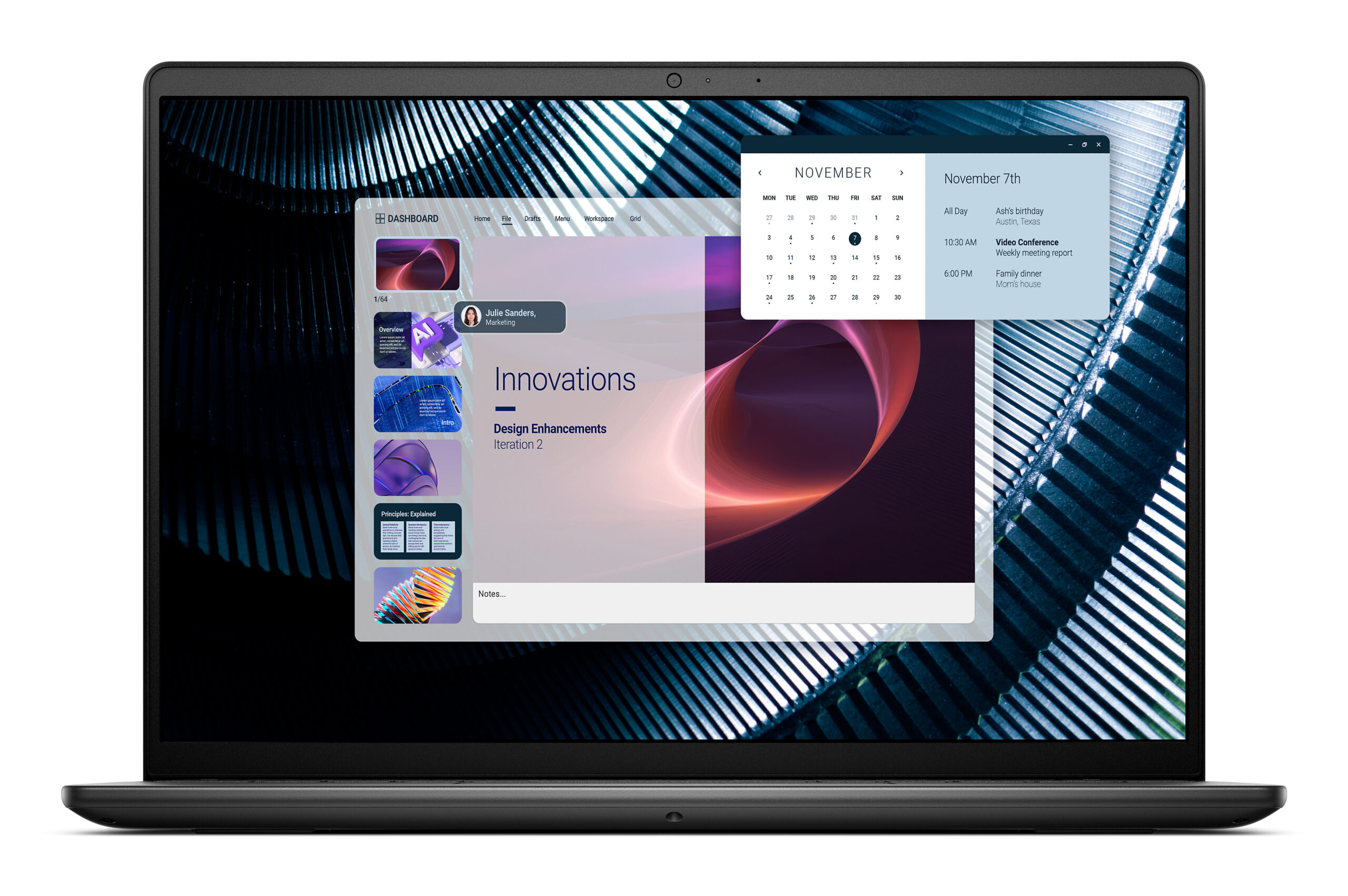 DELL Pro 14 Essential PV14250 Intel Core 7 150U Laptop 35,6 cm (14") Full HD+ 16 GB DDR5-SDRAM 512 GB SSD Wi-Fi 6 (802.11ax) Windows 11 Pro Belgisch Zwart - Afbeelding 2