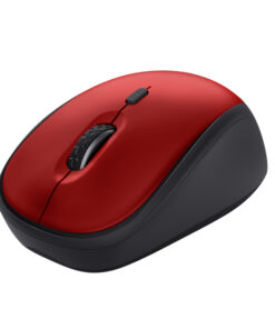 Trust Yvi+ Draadloze Muis - Compacte muis – Stille knoppen – 1600 DPI – Rood