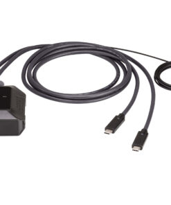 ATEN USB-C 4K DisplayPort KVM-schakelaar met 2 poorten en Remote Port Selector