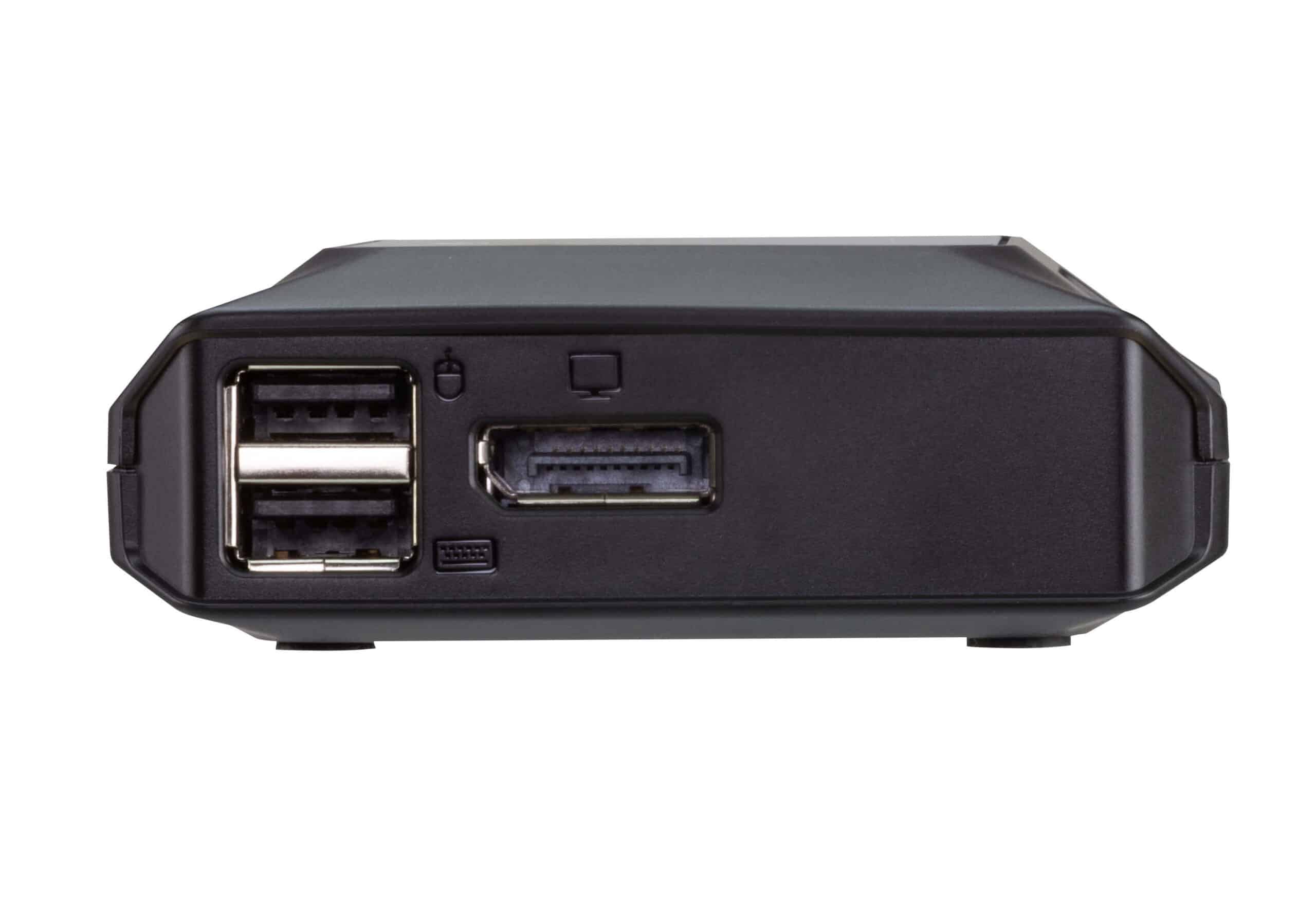 ATEN USB-C 4K DisplayPort KVM-schakelaar met 2 poorten en Remote Port Selector - Afbeelding 2