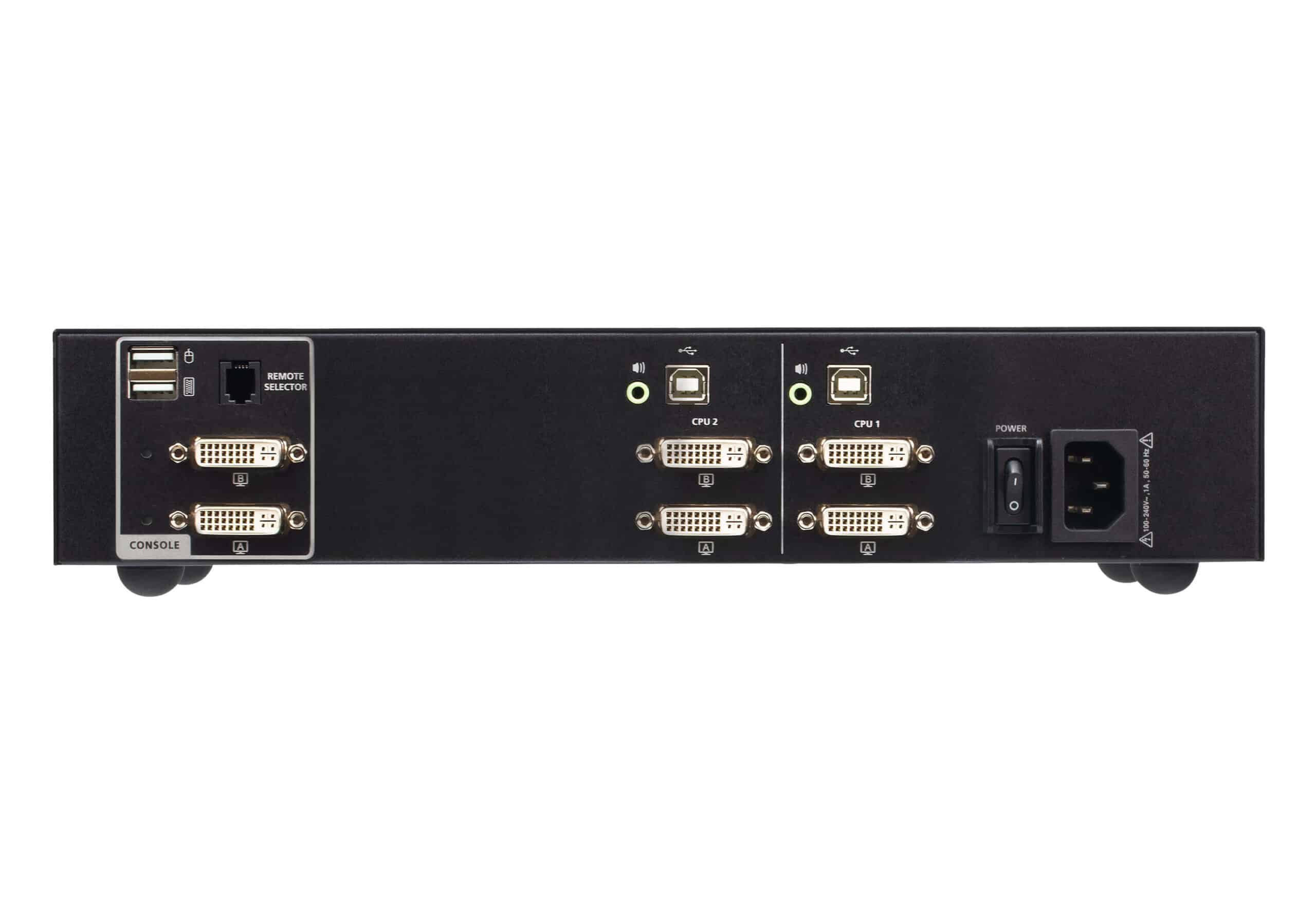 ATEN USB DVI veilige KVM-schakelaar met 2 poorten en dubbel display, (conform PSD PP v4.0) - Afbeelding 2