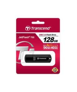 Transcend TS16GJF700 JETFLASH 700, 16GB, USB3.0, MLC, 18/ 70MB/s, Black - Afbeelding 3