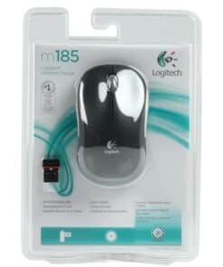 Logitech M185 Wireless Optical mouse swift grey [RF 2.4Ghz, 1000 DPI, 3-Button, AA, 10m] - Afbeelding 5