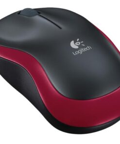 Logitech M185 Wireless Optical mouse red [RF 2.4Ghz, 1000 DPI, 3-Button, AA, 10m]