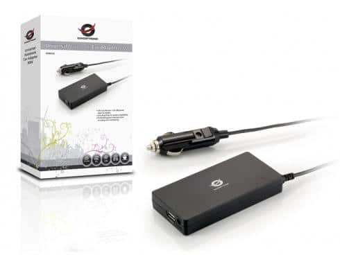 Conceptronic CNB90CAR netvoeding & inverter Auto 90 W Zwart - Afbeelding 2