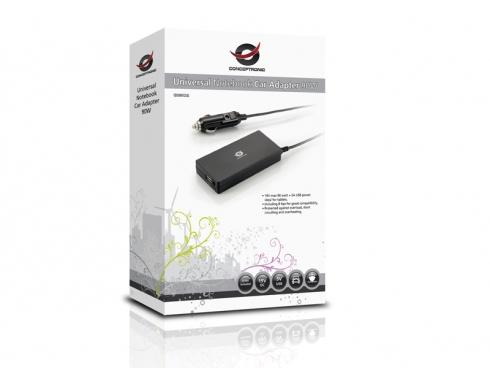 Conceptronic CNB90CAR netvoeding & inverter Auto 90 W Zwart - Afbeelding 3
