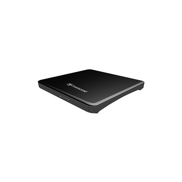 Transcend TS8XDVDS-K Extra Slim Portable DVD/RW, USB2, 8x,CD-R/RW, DVD±R, DVD±RW, DVD±R DL, DVD-R - Afbeelding 2