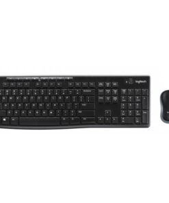 Logitech MK270 920-004509 Wireless Desktop Set black [111-key, 8x hotkey, Optical, Black]