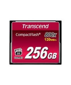 Transcend TS256GCF800 Premium CompactFlash (256GB, 4K, 120/ 60MB/s, 800X, TYPE I, UDMA7, MLC NAND) - Afbeelding 4