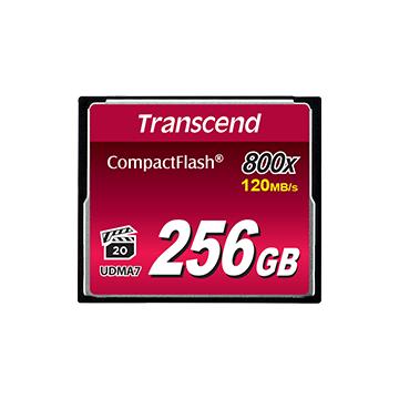 Transcend TS256GCF800 Premium CompactFlash (256GB, 4K, 120/ 60MB/s, 800X, TYPE I, UDMA7, MLC NAND) - Afbeelding 4