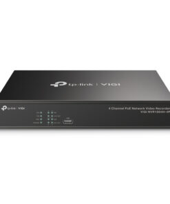 TP-Link VIGI NVR1004H-4P Netwerk Video Recorder (NVR) Zwart