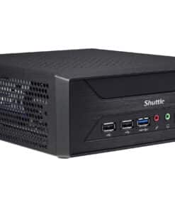 Shuttle XPC slim Barebone XH510G - S1200, Intel H510, 1xDP, 1xHDMI, 1x PCI-E 16X, 1x LAN, 1x 2.5", 2x M.2, 24/7 permanent gebruik
