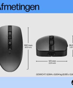 HP 710 oplaadbare, stille muis - Afbeelding 8