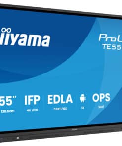 iiyama TE5513A-B2AG beeldkrant Interactief flatscreen 138,7 cm (54.6") Wifi 500 cd/m² 4K Ultra HD Zwart Touchscreen Type processor Android 24/7 Monitor