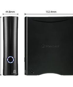 Transcend TS4TSJ35T3 StoreJet 35T3 External HDD, 4TB, USB3.1 Gen1, 5Gbps, 5400 RPM, 64MB, Black - Afbeelding 5