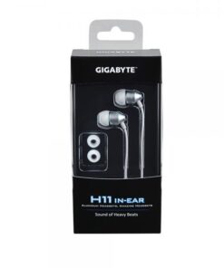 GIGABYTE H11 hoofdtelefoon/headset Hoofdtelefoons Bedraad In-ear Gamen Zilver, Wit - Afbeelding 6