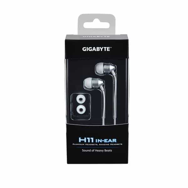 GIGABYTE H11 hoofdtelefoon/headset Hoofdtelefoons Bedraad In-ear Gamen Zilver, Wit - Afbeelding 6