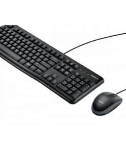 Logitech MK120 Keyb/Mouse desktop set [USB, Optical 1000 DPI, Scroll, Spill-free, Silent, Black] - Afbeelding 2