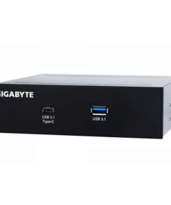GIGABYTE GC-USB 3.1 BAY 13,3 cm (5.25") I/O ports paneel Zwart