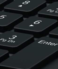 Logitech K280e Keyboard [USB, Full-size, Numpad, Spill-resistant, Palm rest, Black] - Afbeelding 4