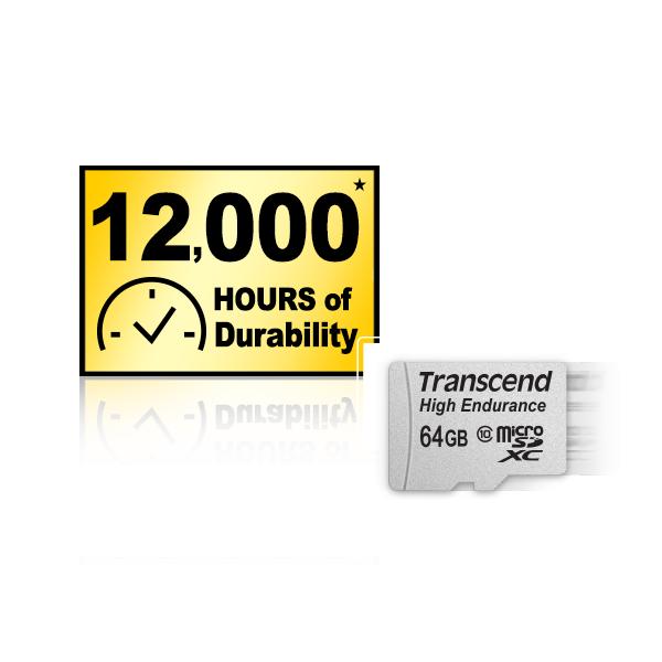 Transcend TS32GUSDHC10V High-endurance SDHC, 32GB, FullHD, Class10, 21/ 20MB/s, Waterproof - Afbeelding 5
