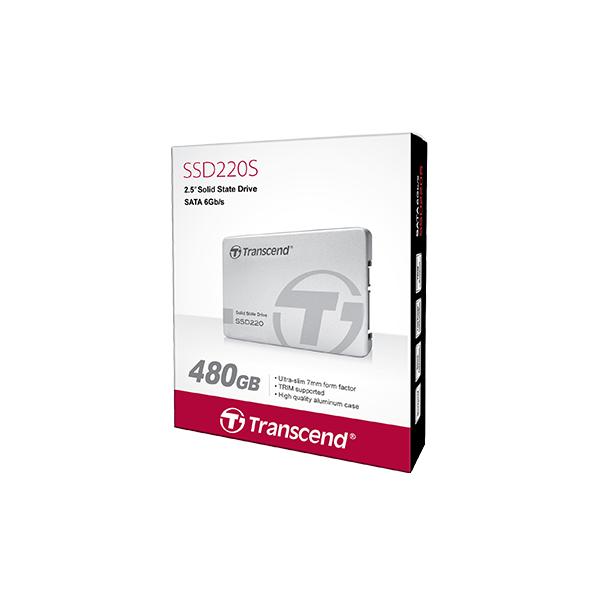 Transcend TS120GSSD220S 220S Industrial SSD, 120GB, 2.5", SATA3 TLC, Upto 550/ 450 MB/s, 80000 IOPS - Afbeelding 2